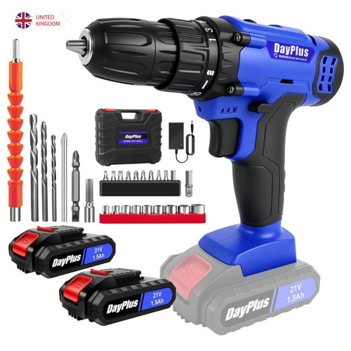 21v cordless drill - drill, electric