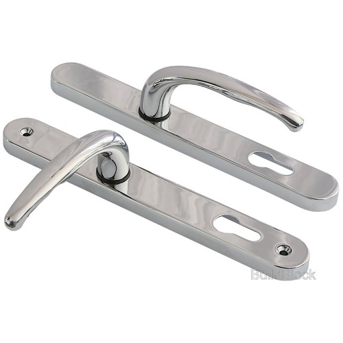 Door handle chrome upvc set - upvc,