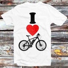 I Heart Bike Love Cycling T Shirt B1191