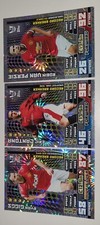 3 Topps Match Attax 2014/15 Manchester United Record Breakers Van Persie Cantona