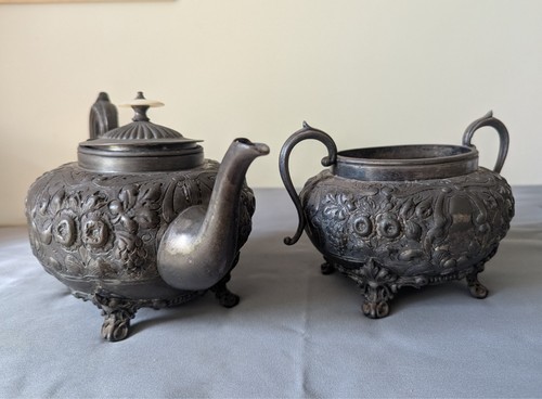Victorian britannia metal - britannia,