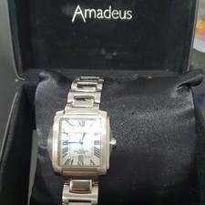 Amadeus AM00017  Water Resistant wristwatch silver-unisex-unworn