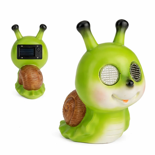 Snail garden ornament solar - garden,