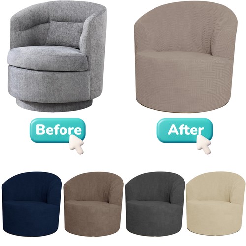 Swivel accent chair cover - accent, non