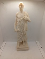 Socrates - Philosopher, teacher of Plato -  alabaster Statue 30cm tall