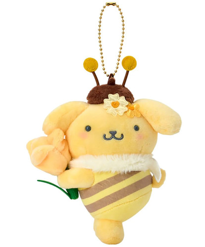 Pompompurin bee mascot plush - pompompurin,