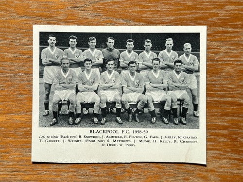 1958 blackpool team - 1958-59,