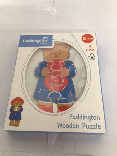 Paddington bear wooden puzzle - wooden,