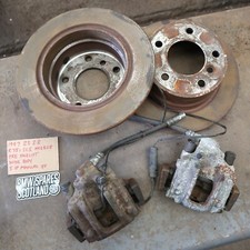 BMW Z3 2.8 REAR DISC BRAKE CALIPERS CARRIERS DISCS PADS FLEXIS e30 E36 COMPACT