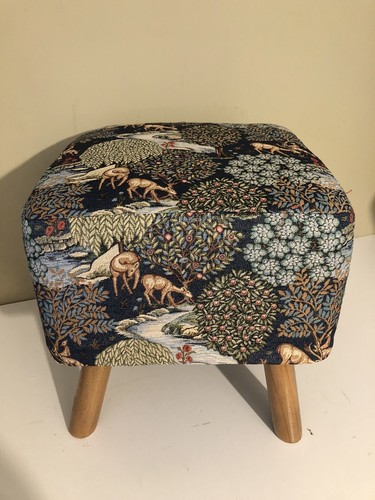 New square footstool made - footstool,