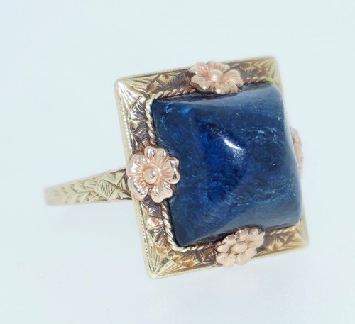Art deco 14k rose and - art,