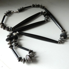 Vintage Long Carved Horn