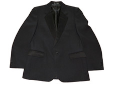 CHATSWORTH Vintage Black Dinner Jacket Mens 42R - PLEASE SEE MEASUREMENTS
