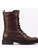 Clarks ORINOCO 2 STYLE Ladies Burgundy Leather Ankle Boots UK Size 5 D EU 38