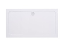 Aquariss Rectangle 1400 x 900 mm White Stone Shower Tray