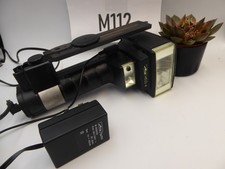 Metz 45CL-4 Flash Unit  and accessories - tested + RECHARGABLE BATTERIES + LEADS