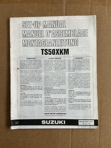 Nos genuine suzuki workshop - suzuki,