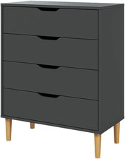 Chest of Drawers 4 Drawer Oak