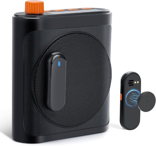Portable voice amplifier with - amplifier,