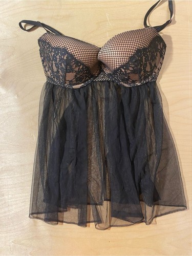 Victoria secret black lace - victoria's,
