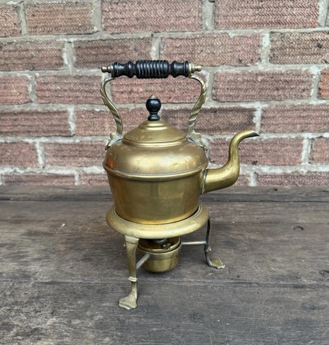 Vintage brass teapot - vintage,