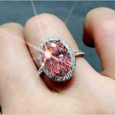 Oval Cut 5.20 Ct Pink Sapphire