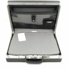 Vintage Samsonite Hard Shell Briefcase Attache Case Black Combination Locks Prop