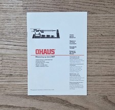 Ohaus Triple Beam Balance