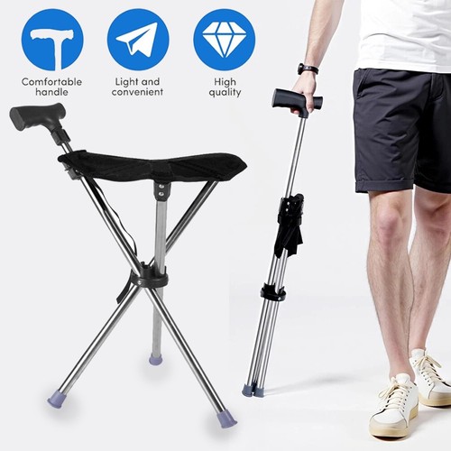 Cane with seat lightweight - cane,