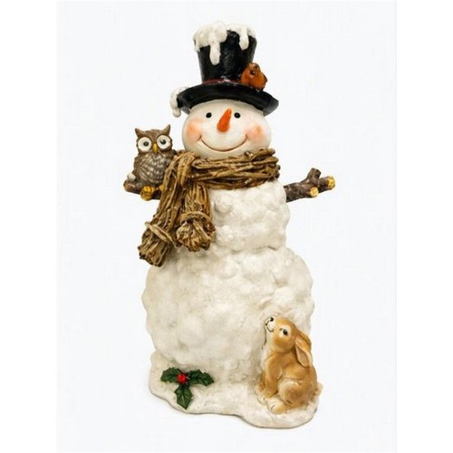 Festive woodland snowman - festive,