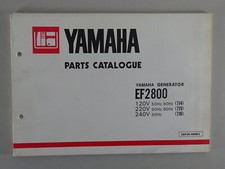 Parts Catalog Yamaha Generator