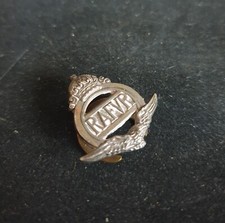 WW2 British Home Front Royal Air Force Volunteer Reserve Lapel Badge 1936-44  #2