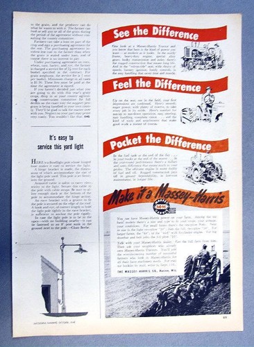 Original 1948 massey harris - ,