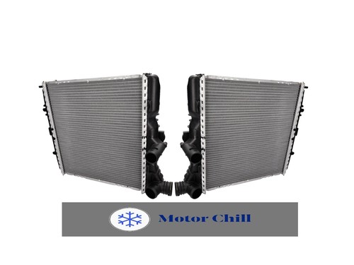 Pair engine coolant radiator - coolant,