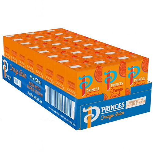 Princes orange juice from - princes,