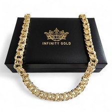 Mens 9ct gold guilded 12mm - gold,