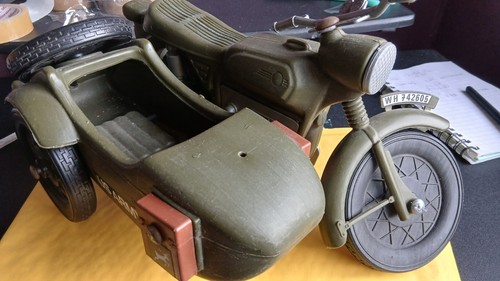 Vintage action man motorcycle - vintage,