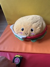 Smoochy Pals Large Burger Plush Toy  