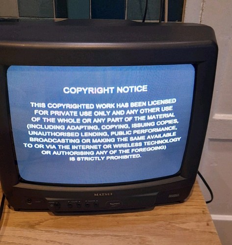 Matsui crt vintage tv - matsui,