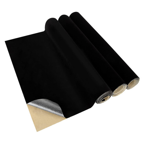 3pcs black felt fabric self - 3pcs,