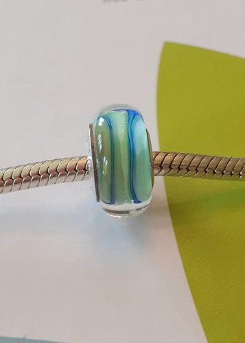 Chamilia blue green - green, swirl