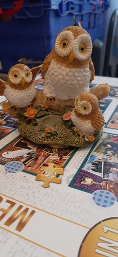 Danbury mint nestling owlets - mint, owlets"