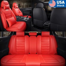Full Surrounded Red PU Leather