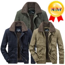 New Winter Mens Fur Collar