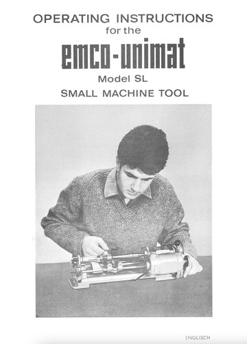 Emco unimat model lathe - model, sl