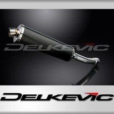 KAWASAKI ZX9R NINJA 1998-1999 450mm OVAL CARBON BSAU SILENCER EXHAUST KIT