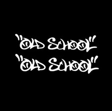 OLD SCHOOL X2 Car Window