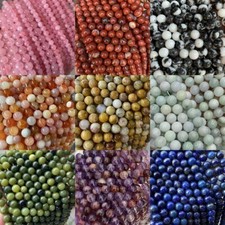 Natural Gemstone Beads 60 Pcs 6 mm Round for Jewellery Making UK