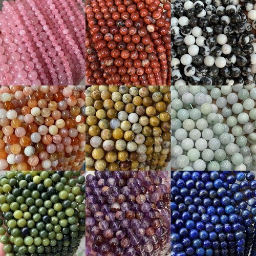 Natural gemstone beads pcs - natural,