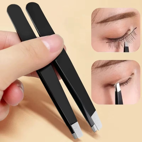 Stainless steel black eyebrow - stainless,